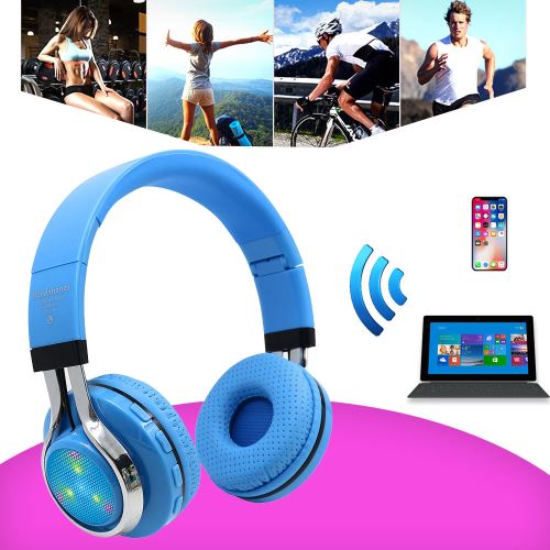 Casque sans fil Bluetooth 4.1 casque antibruit écouteurs et radio