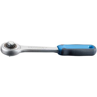 Gedore 2093Z-94 Cliquet réversible 1/4 129 mm, Argent/Bleu/Noir - 1
