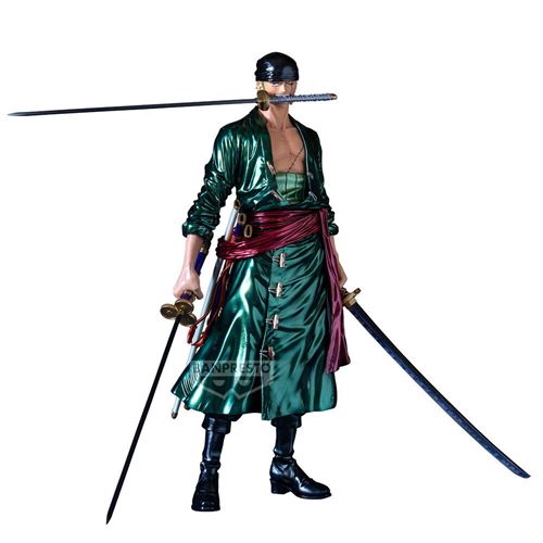 Banpresto Multicolore Figurine Premium | One Piece | Roronoa Zoro (The Metallic)