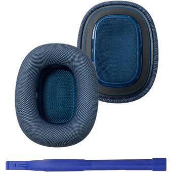 Coussinets de rechange pour écouteurs AirPods Max 2024 - En maille confortable - Avec éponge à mémoire de forme élastique - Bleu - 1