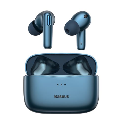 Ecouteur bluetooth BASEUS SIMU S2 ANC Réduction de bruit TWS bleu