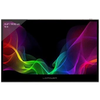 Écran PC LC Power LC-M16-4K-UHD-P-OLED 15.6 OLED UHD 4K 60Hz USB-C HDMI Argent