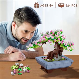 Jouet De Construction De Fleurs, 104 PCS Arrangement Floral Ensemble De