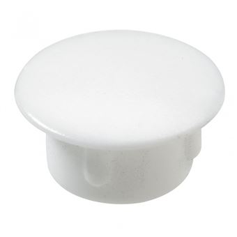 Cache-vis Plastique Blanc Diamètre 13 Mm - Lot De 100 Pièces - Idéal Bricolage