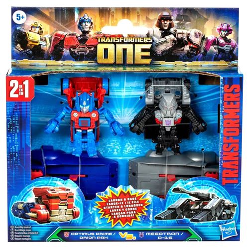 Non Communiqué Ensemble De Figurines Transformers One Optimus Prime Vs Megatron