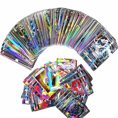 Cartes de jeux en français pour Pokémon brillantes 100 pièces 71 GX et 29  Tag Team - Carte à collectionner - à la Fnac