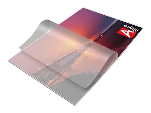 Albyco - Polyéthylène téréphtalate (PET) - 100 microns - pack de 100 - pochettes de plastification brillantes