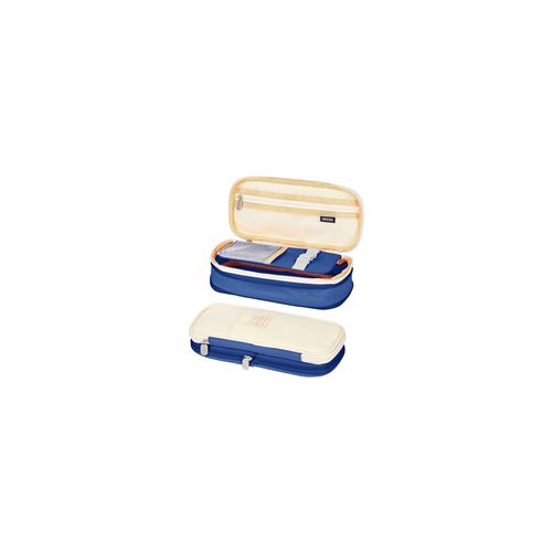GENERIQUE - Trousse Scolaire Extensible - Grande Capacité - Bleu - Image 2