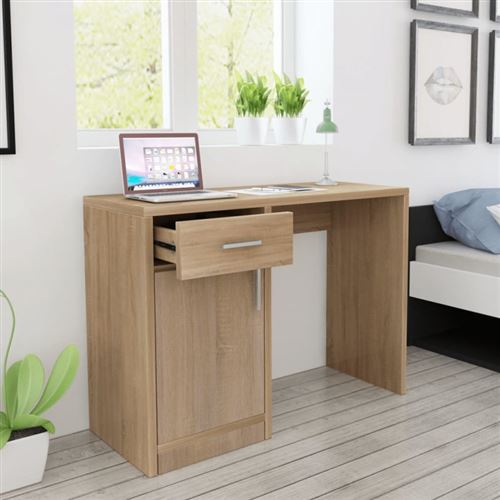 Vidaxl Bureau - Chêne - Image 2