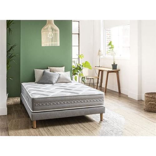 Somdream Dreamair Ensemble Matelas + Sommier 160x200 - 1026 Ressorts Ensachés - 25 Cm