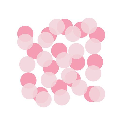 confettis papier rond baby gender reveal 22g rose - Coloris : Rose360278-55