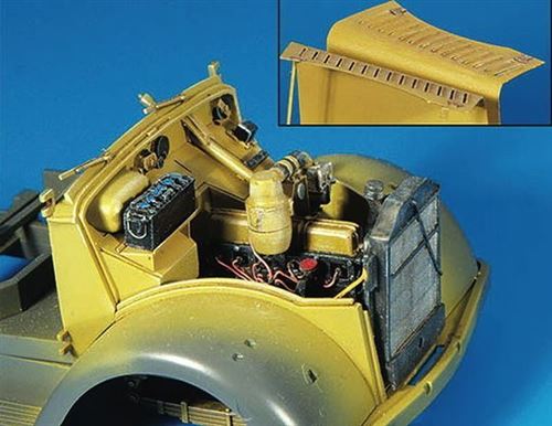 Opel Blitz Motor Für Tamiya Bausatz- 1:35e - Plus Model