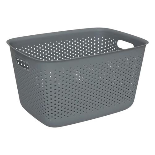 Non Communiqué Gris Five Simply Smart - Panier De Rangement "Tila" 17L