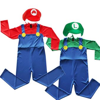 0€02 sur Déguisements Cosplay pour enfants Super Mario Rouge M (115-125cm)  - Déguisement enfant - Achat & prix