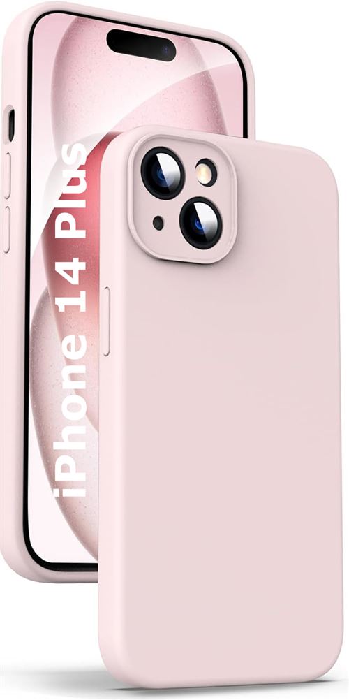 Coque Rose pour iPhone 14 Plus (6,7) Little Boutik®