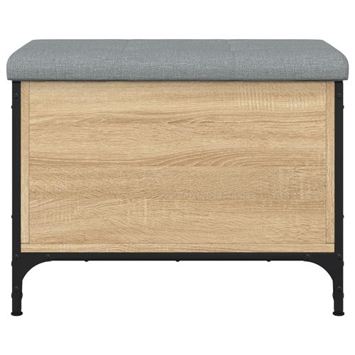 Chusui Coffre de Rangement Malle Rangement Banc de Rangement Coffre  Rangement Coffre de rangement Chêne sonoma 84x42x46 cm Bois d'ingénierie