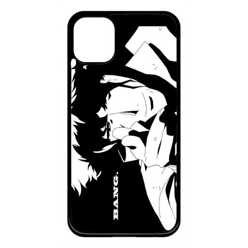 Coque My-Kase pour iPhone 11 - cowboy bebop spike spiegel bang - Plastique Noir