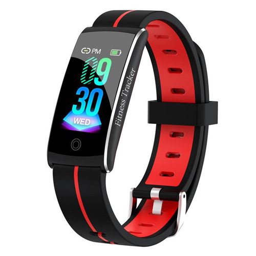 Montre connectée Chronus RF10C IP68 Étanche Fitness Tracker-Rouge-Chronus