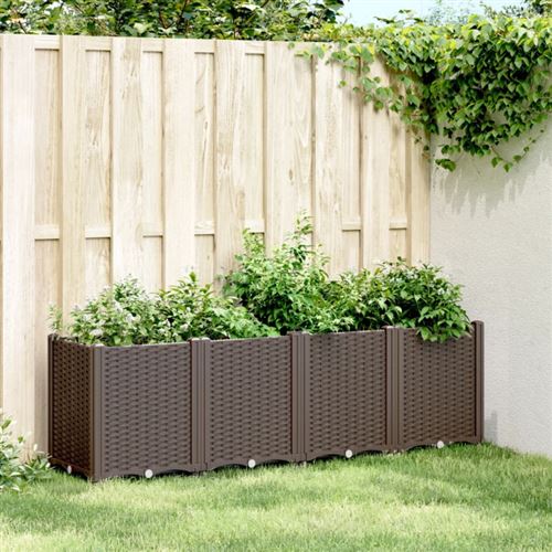 VIDAXL - Jardinière - 160 x 40 x 53 cm - Marron - Image 3