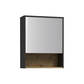 Armoire Murale De Salle De Bain Pelipal Quickset 311 - Anthracite Brillant - 60 Cm Large - 2 Portes, 2 étagères
