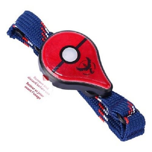 Bracelet de capture automatique Pokémon GO Plus Rouge grain de bois