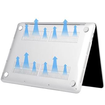 Coque MacBook Air 13 Pouces A1466 A1369 (2010-2017) - Housse Plastique Rigide Transparente Cristallin