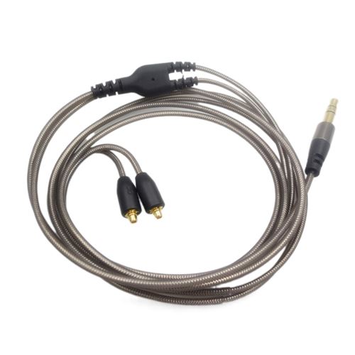 Câble MMCX audio pour écouteurs Shure SE215 SE315 SE425 SE535 SE846 Brun