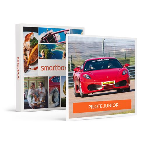 SMARTBOX - Coffret Cadeau Stage pilotage enfant : 8 ou 10 tours de circuit au volant d'une Ferrari F430-Sport & Aventure