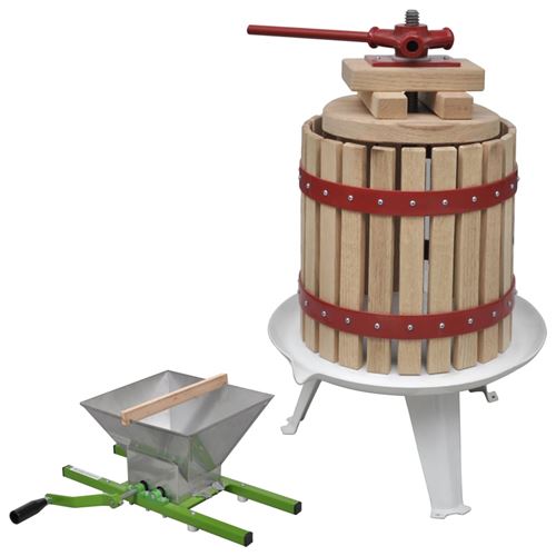 Vidaxl ensemble de 2 presse-agrumes et presse &agrave; fruits 277149