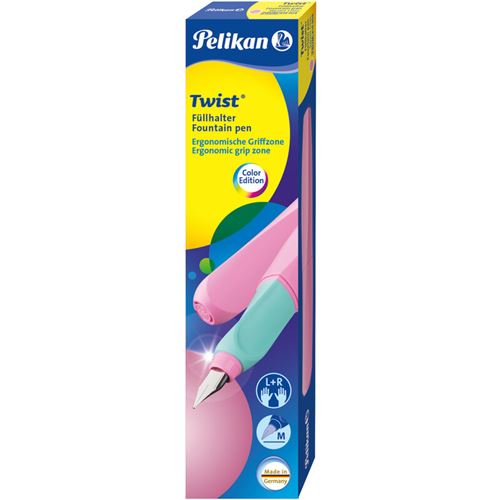 Pelikan Stylo plume Twist Neo Mint, rose
