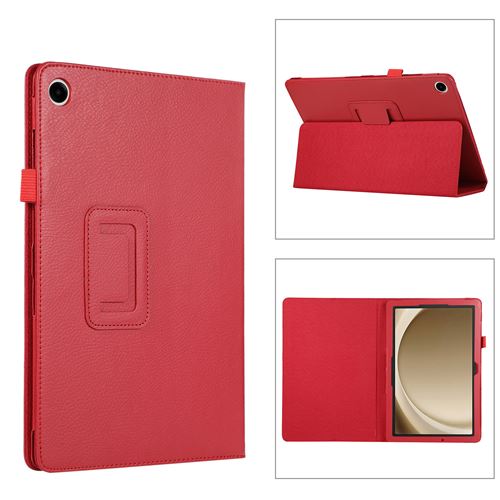 Etui housse protection rouge pour Samsung Galaxy TAB A11 8,7 pouces avec stand Pochette coque XEPTIO