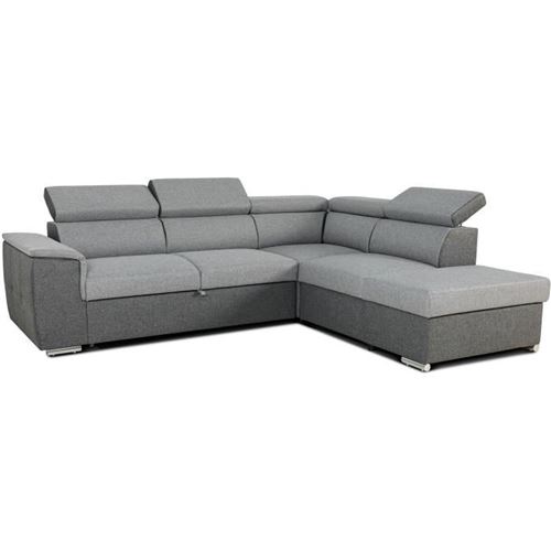 Generique Gris Canapé D'angle Convertible Réversible Daytona Casapy Tissu 260 X 216 - Image 3