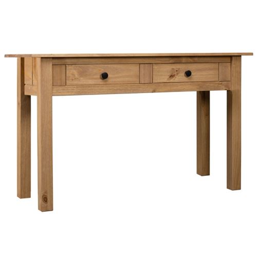 vidaXL Table console 110x40x72 cm Pin massif Assortiment Panama