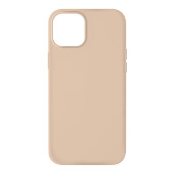Coque iPhone 13 Mini Silicone Semi-rigide Finition Soft-touch rose bisque - 1