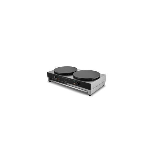 Non Communiqué Argent Vevor Crêpière Électrique Appareil À Crêpes Commerciale 40 Cm 6000 W Double Tête