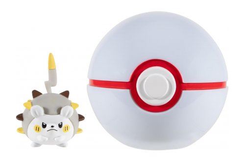 Coffret pokemon pokeball - togedemaru et sa honor ball - honorball - clip 'n' go - figurine - set jouet garçons + 1 carte animaux