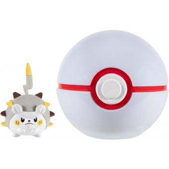 Pokémon Clip 'N' Go – Masse Ball Avec Figurine Galekid 5 Cm, S'accroche à Une Ceinture, Compatible Avec D'autres Pokémon 5 Cm – Dès 4 Ans