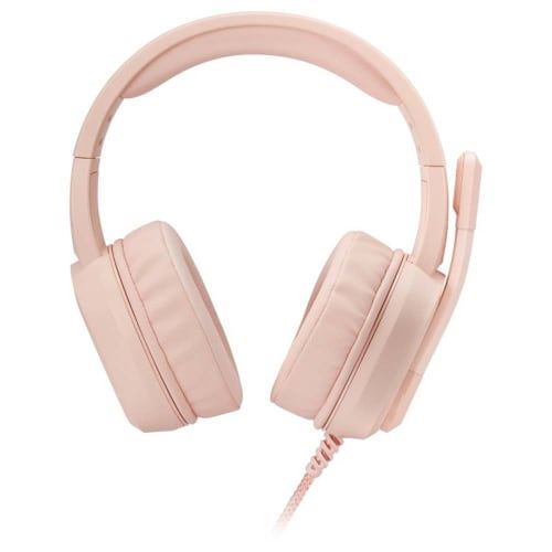 Casque PC Mars Gaming MHHX MH320P Avec Fil Microphone Omnidirectionnel Rétractable Rose