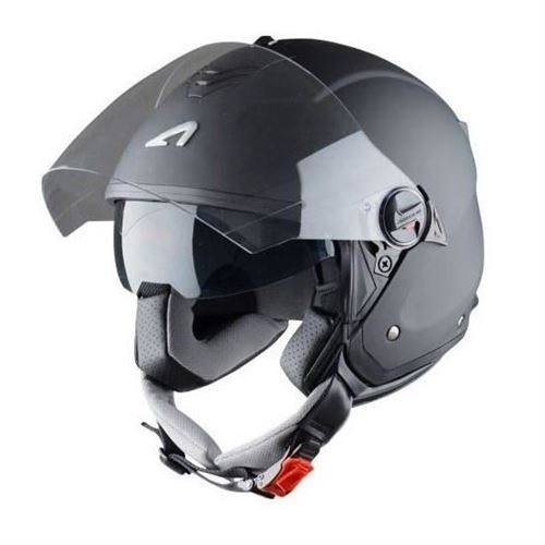 ASTONE HELMETS casque mini jet noir mat
