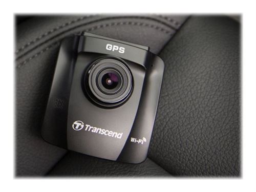 Transcend DrivePro 230Q Data Privacy - Appareil photo avec fixation sur tableau de bord - 1080p / 30 pi/s - Wi-Fi - capteur G