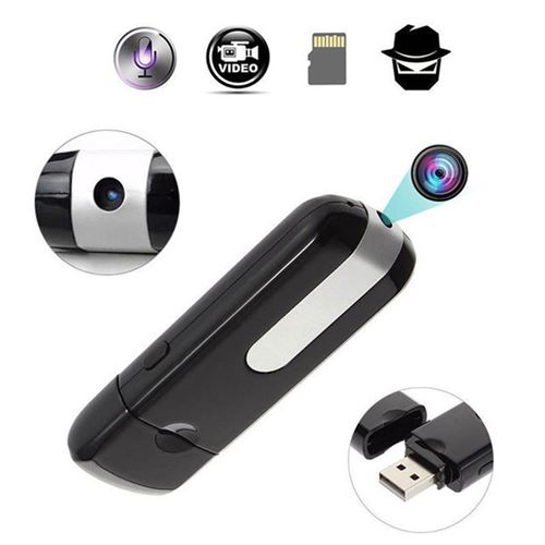Cle USB Camera Espion Micro SD Photos Videos Cache Mini Detecteur de  Mouvements + SD 8Go YONIS