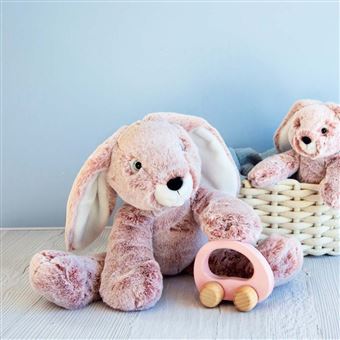 Peluche Lapin Histoire d'Ours 40 cm Rose