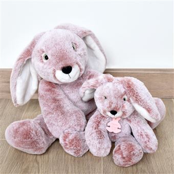 Peluche Lapin Histoire d'Ours 40 cm Rose