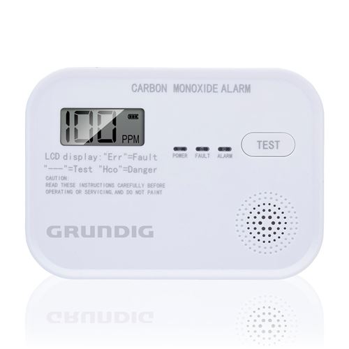 Grundig Blanc Détecteur De Monoxyde De Carbone (Co) - Image 3