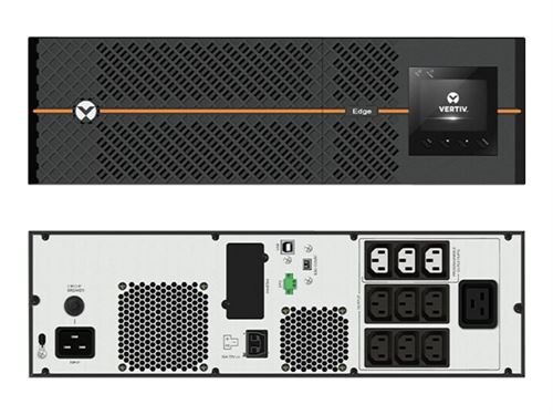 Vertiv EDGE - Onduleur (montable sur rack / externe) - CA 230 V - 2700 Watt - 3000 VA - 9 Ah - USB - connecteurs de sortie : 10 - 3U