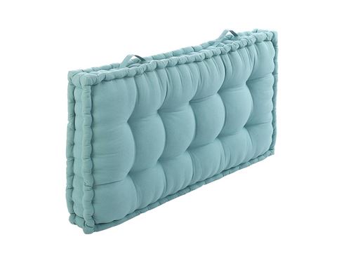 Coussin de sol MOLIA - 120 x 60 x12 cm - Bleu
