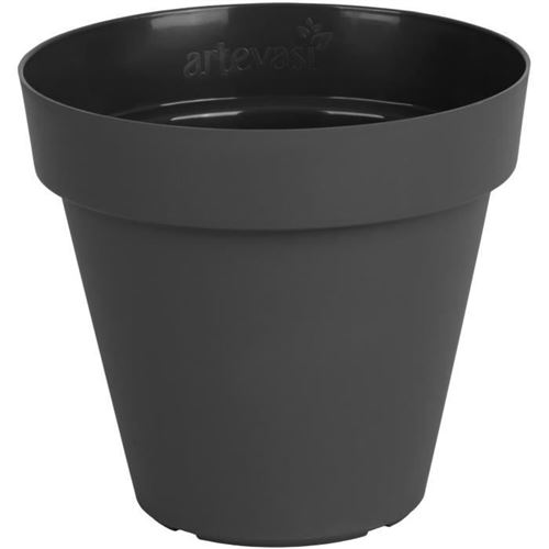 Artevasi - Pot de fleurs - Rond - 40 cm - Anthracite - Image 2
