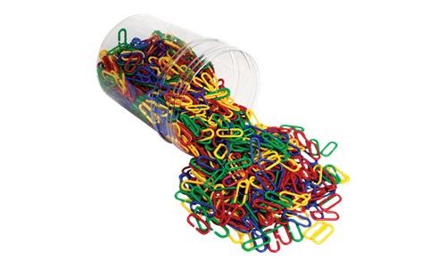 Learning Resources Link 'N' Learn - Links in a Bucket - couleurs assorties