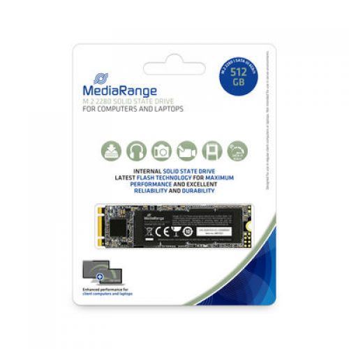 MEDIARANGE  MR1023 disque SSD M.2 512 Go S&eacute;rie ATA III 3D TLC NAND