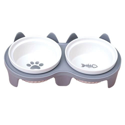 Gamelle pour chat Bol pour chat surélevé en céramique Bols Violet